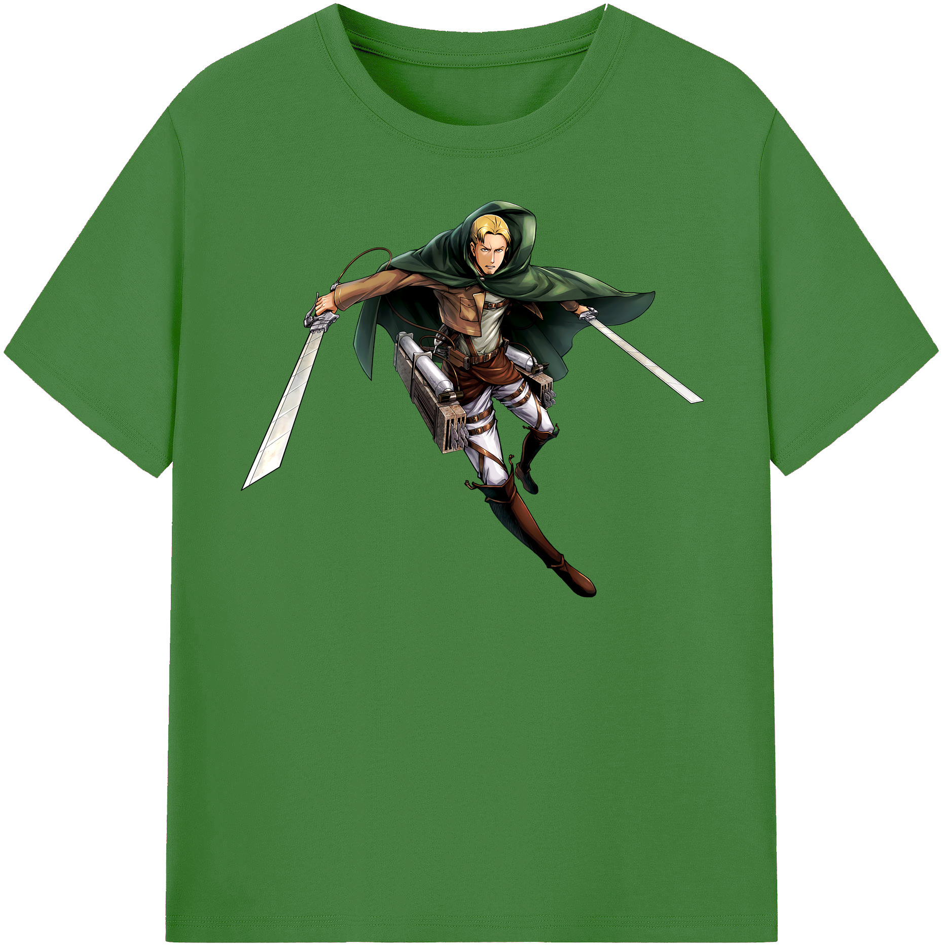 （画像用） 進撃の巨人 Attack on Titan レディースカジュアルプリントTシャツ（綿100％）